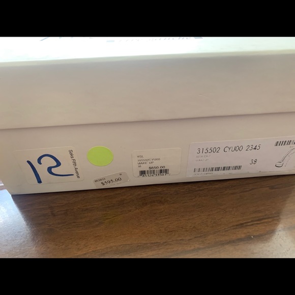 YSL Tribtoo Cognac Pump Size 38 - Picture 3 of 14